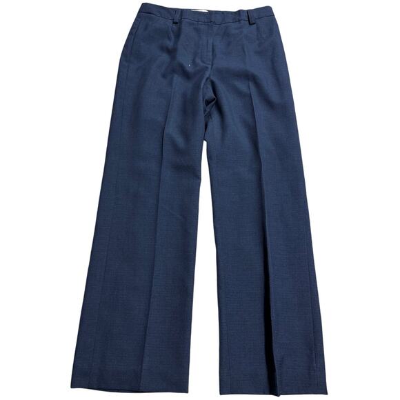 Le Suit Dress Pants Trousers Pleated Womens Sz 8 Blue Fully Lined - Picture 1 of 12